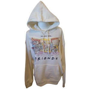 FRIENDS Size XS Hoodie The One with Friends Long Sleeve Pull Over NEW